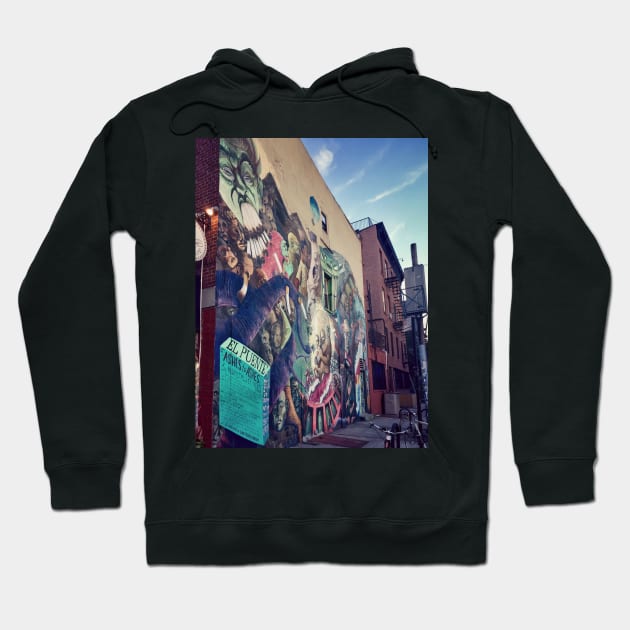 Williamsburg Brooklyn NYC Hoodie by eleonoraingrid